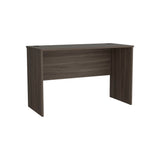 TUHOME Malibu 47" Wide Modern Study Desk with Spacious Work Surface, Simple Computer and Laptop Table for Bedroom, Living Room, Kitchen or Home Office, Minimalist Writing Desk with Comfortable Leg Room and Sleek Design