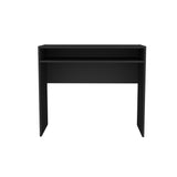 TUHOME Stella Writing Desk with Spacious Work Surface, Integrated Upper Shelf for Organization, Modern Minimalist Design for Home Office or Study, Compact Structure Ideal for Enhancing Productivity in Any Contemporary Space