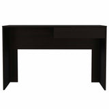 Tuhome Acre Computer Desk with One Drawer, Modern Design, Black Finish, Compact Writing Desk for Home Office or Study