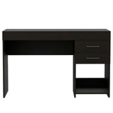 Tuhome Ibare Two Drawer Computer Desk with One Lower Shelf, Compact and Functional Design, Ideal for Small Workspaces, Home Office, or Study