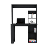 Maine Desk with Hutch and Multi-Level Shelves for Home Office Organization, Spacious Work Surface, Practical Storage Compartments and Functional Design Ideal for Study, Workspace or Daily Tasks by Maine Home Furniture