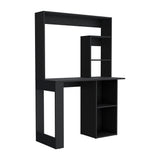 Maine Desk with Hutch and Multi-Level Shelves for Home Office Organization, Spacious Work Surface, Practical Storage Compartments and Functional Design Ideal for Study, Workspace or Daily Tasks by Maine Home Furniture
