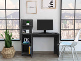Tuhome Vilna 120 Writing Desk with Four Shelves, Modern and Functional Home Office Desk, Ideal for Study or Work