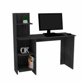 Tuhome Vilna 120 Writing Desk with Four Shelves, Modern and Functional Home Office Desk, Ideal for Study or Work