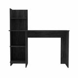 Tuhome Vilna 120 Writing Desk with Four Shelves, Modern and Functional Home Office Desk, Ideal for Study or Work