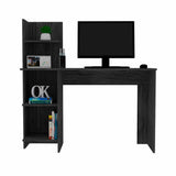 Tuhome Vilna 120 Writing Desk with Four Shelves, Modern and Functional Home Office Desk, Ideal for Study or Work