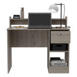 Tuhome Manaos Writing Computer Desk with Multiple Shelves, One Drawer, Modern and Compact Design, Ideal for Home Office, Study, or Small Spaces