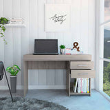 Tuhome Ibare Two Drawer Computer Desk with One Lower Shelf, Compact and Functional Design, Ideal for Small Workspaces, Home Office, or Study