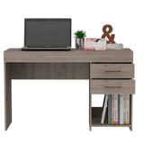 Tuhome Ibare Two Drawer Computer Desk with One Lower Shelf, Compact and Functional Design, Ideal for Small Workspaces, Home Office, or Study