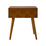 Vivian Mid-century Modern Nightstand with Charging Station(Optional Types)