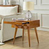 Vivian Mid-century Modern Nightstand with Charging Station(Optional Types)
