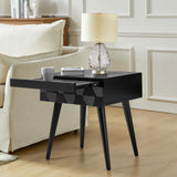 Vivian Mid-century Modern Nightstand with Charging Station(Optional Types)