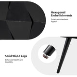 Vivian Mid-century Modern Nightstand with Charging Station(Optional Types)