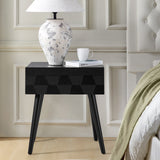 Vivian Mid-century Modern Nightstand with Charging Station(Optional Types)