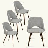 Edwin Modern Upholstered Dining Chair (Set of 4)