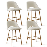 Edwin Boucle Upholstered Counter Stool (Set of 4)