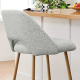 Edwin Boucle Upholstered Counter Stool (Set of 2)