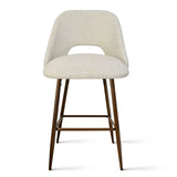 Edwin 26" Modern Upholstered Counter Stool (Set of 2)