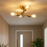 Ephemeral Four Lights Semi Flush Pendant Lamp