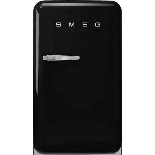 Retro-Style Refrigerator (4.3 cu ft, Right Hinge) - Black