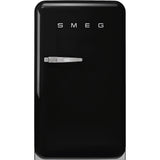Retro-Style Refrigerator (4.3 cu ft, Right Hinge) - Black