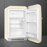 Retro-Style Refrigerator (4.3 cu ft, Right Hinge) - Cream