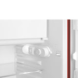 Retro-Style Refrigerator (4.3 cu ft, Right Hinge) - Red