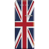 Retro-Style Refrigerator (9.5 cu ft, Left Hinge) - Special Union Jack
