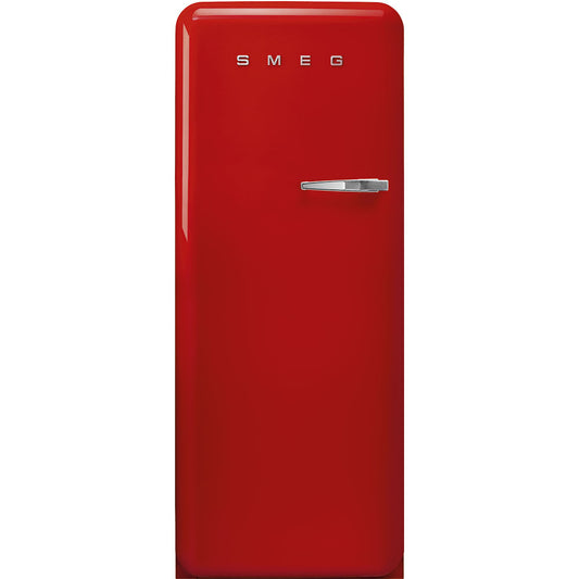 Retro-Style Refrigerator (9.5 cu ft, Left Hinge) - Red