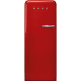 Retro-Style Refrigerator (9.5 cu ft, Left Hinge) - Red