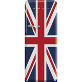 Retro-Style Refrigerator (9.5 cu ft, Right Hinge) - Union Jack