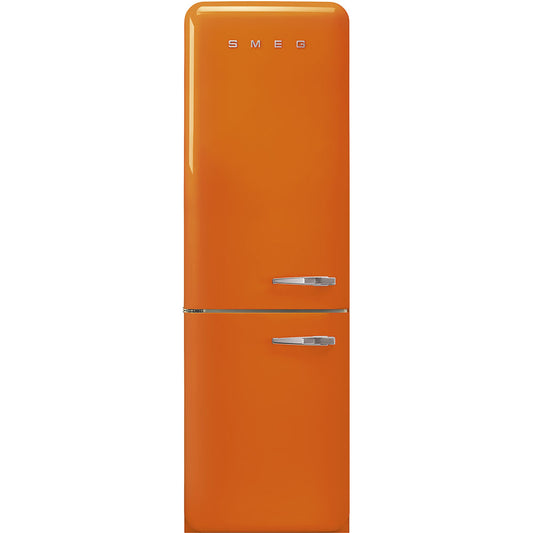 Retro-Style Refrigerator (12 cu ft, Left Hinge) - Orange