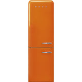 Retro-Style Refrigerator (12 cu ft, Left Hinge) - Orange