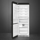 Retro-Style Refrigerator (18 cu ft, Left Hinge) - Black