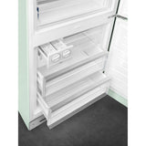 Retro-Style Refrigerator (18 cu ft, Right Hinge) - Pastel Green