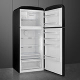 Retro-Style Refrigerator (19.3 cu ft, Right Hinge) - Black