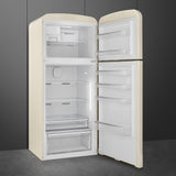 Retro-Style Refrigerator (19.3 cu ft, Right Hinge) - Cream