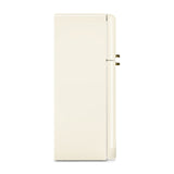 Retro-Style Refrigerator (19.3 cu ft, Right Hinge) - Cream (Bronze Handle)