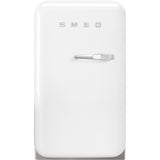 Retro-Style Refrigerator (1.2 cu ft, Left Hinge) - White
