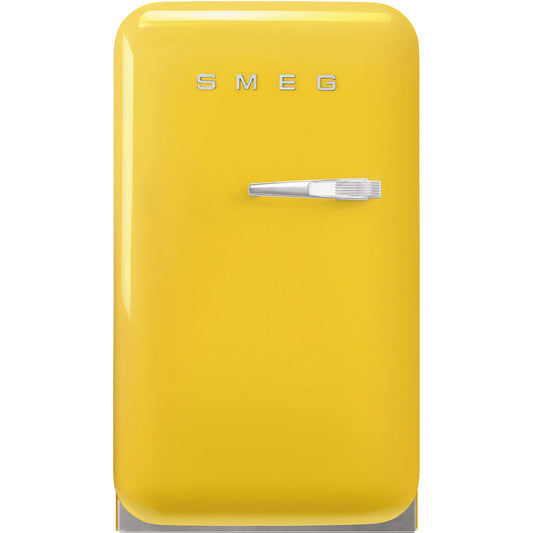 Retro-Style Refrigerator (1.2 cu ft, Left Hinge) - Yellow