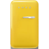 Retro-Style Refrigerator (1.2 cu ft, Left Hinge) - Yellow