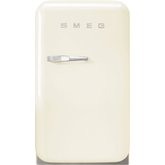 Retro-Style Refrigerator (1.2 cu ft, Right Hinge) - Cream
