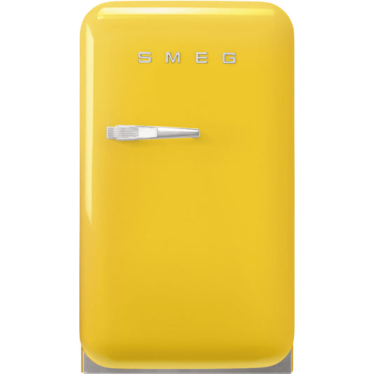 Retro-Style Refrigerator (1.2 cu ft, Right Hinge) - Yellow