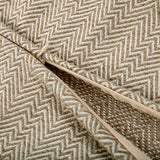 Herringbone Buckle Detailed Lumbar Pillow