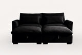 PERTH 86" Loveseat with 2 Ottomans