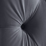 Fritz Velvet Bed - Elegant Contemporary Wingback Design with Dramatic Tufted Headboard & Nailheads