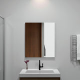 Tiuna Wall-Mounted Mirror Medicine Cabinet with 5 Interior Shelves, Double Doors, Built-In Organizer, Modern Space-Saving Design for Toiletries & Essentials
