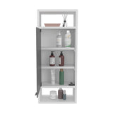 Uros Wall-Mounted Mirror Medicine Cabinet with One Door and Interior Storage Shelves, Space-Saving Bathroom Organizer for Toiletries, Medicines, and Personal Care Items, Sleek Modern Design