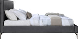 Gallo Vegan Leather Bed - Luxurious Comfort with Deep Tufting and Sleek Metal Legs for Modern Elegance