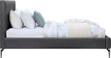 Gallo Vegan Leather Bed - Luxurious Comfort with Deep Tufting and Sleek Metal Legs for Modern Elegance